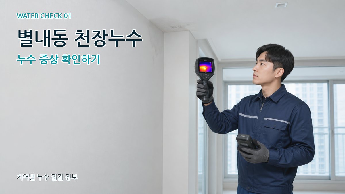 별내동 아파트누수 누수탐지 이미지