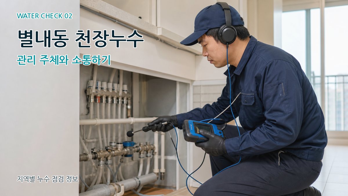 별내동 화장실누수 누수탐지 이미지