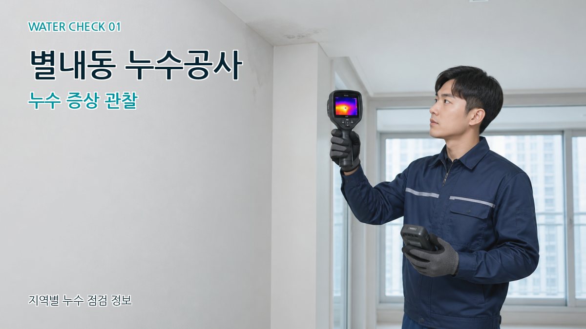별내동 아파트누수 누수탐지 이미지
