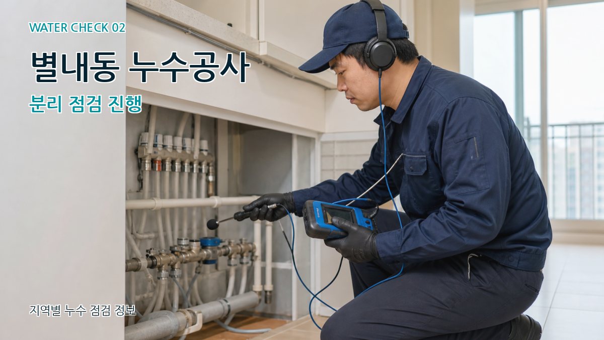 별내동 화장실누수 누수탐지 이미지