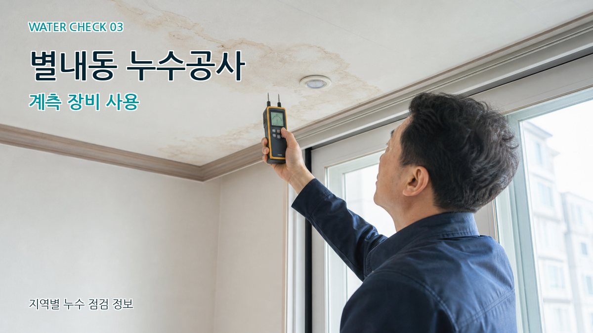 별내동 천장누수 누수탐지 이미지