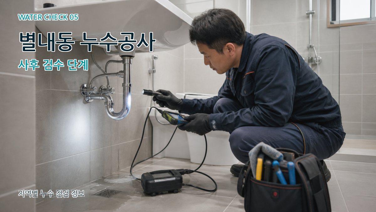 별내동 누수공사 누수탐지 이미지