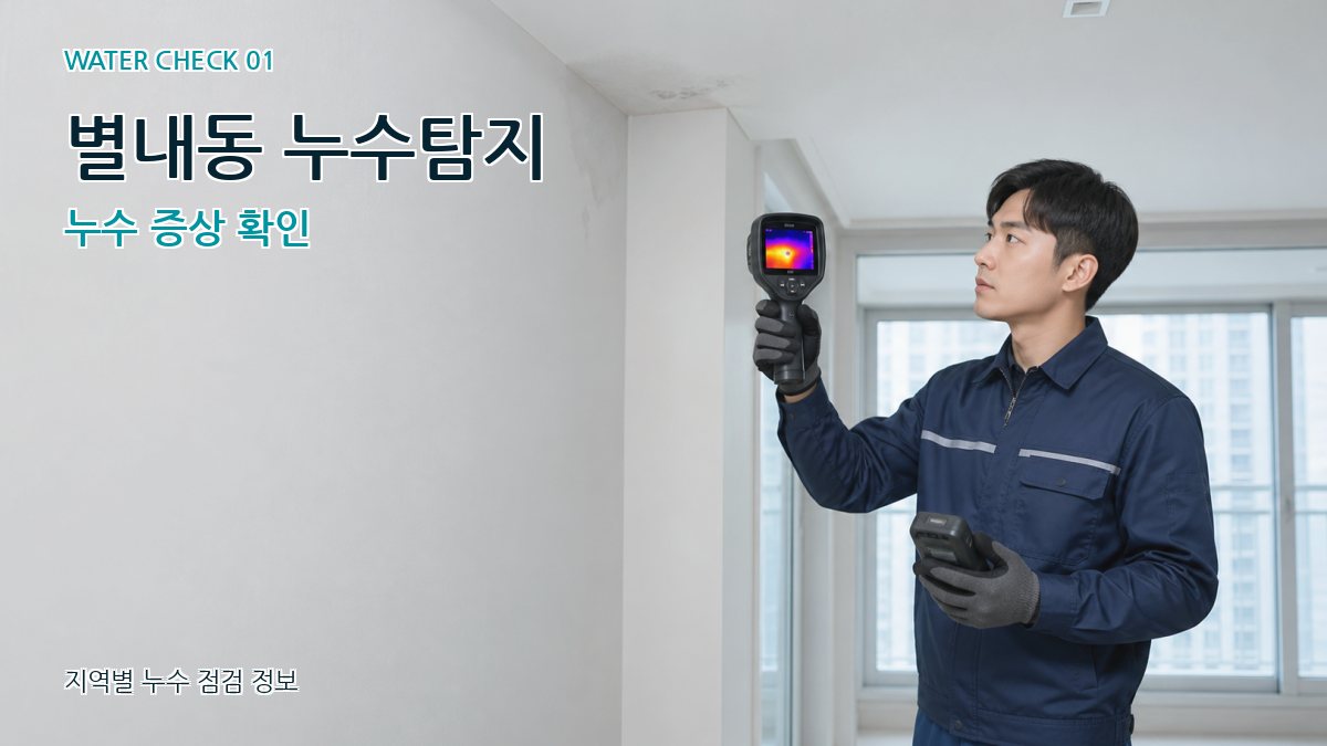 별내동 아파트누수 누수탐지 이미지