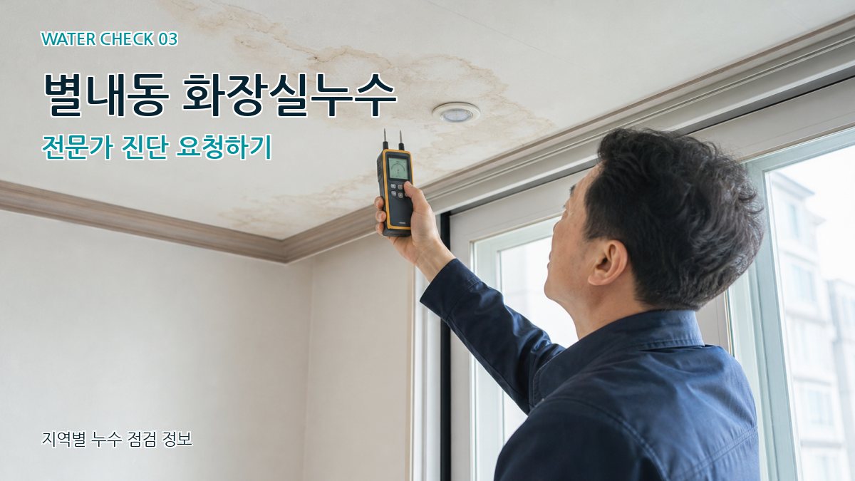 별내동 천장누수 누수탐지 이미지